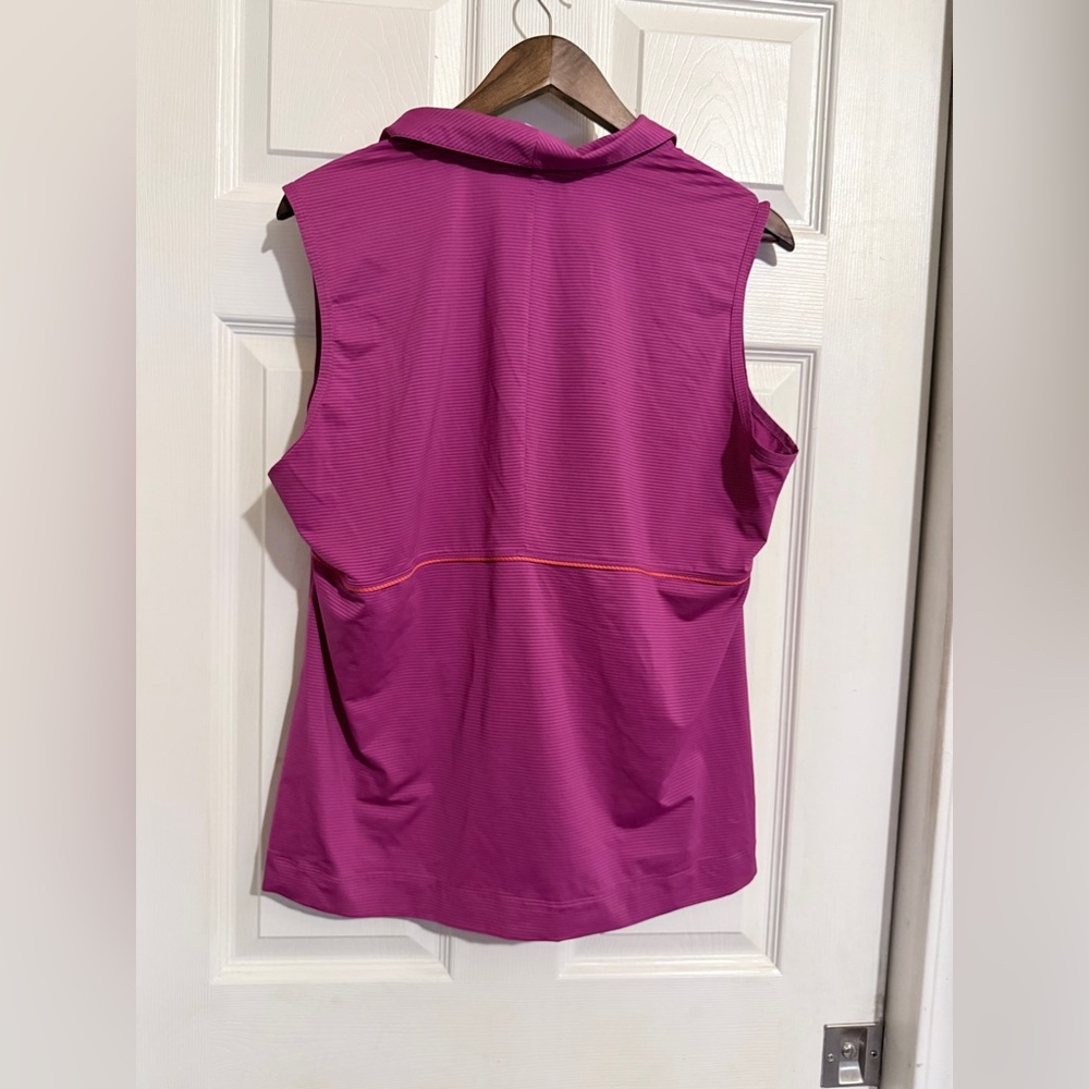 Women’s Nike Dri-Fit Golf Sleeveless Polo Tank - Picture 4 of 6